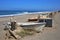 Beach of the Almadraba de Monteleva o las Salinas cabo de gata Nijar Almeria Andalusia Spain