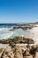 The beach along the coast of Monterey, California