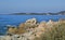 Beach along coast of Olmeto, near Propriano, Southern Corsica