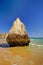 Beach Alvor Poente in Algarve, Portugal