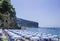 The beach on Amalfi Coast, Vico Equense