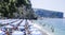 The beach on Amalfi Coast, Vico Equense