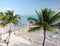 Beach at the Antlantic Coast of Key West, Florida Keys