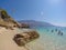 Beach Argostoli swimmers dive