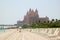 The beach of Atlantis the Palm hotel