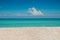 Beach background. Miami Beach Florida. Atlantic Ocean. Summer vacations. Sunny day. Beautiful View
