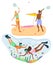 Beach Badminton, Snorkeling, Beach Activities