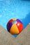 Beach Ball in Swimming Pool