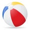 Beach ball vector illustration