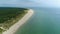 Beach Baltic Sea Hel Plaza Morze Aerial View Poland
