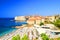 Beach Banje and Dubrovnik in Croatia