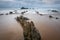 Beach of Barrika at low tide, Bizkaia, Spain