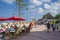 Beach and beach promenade in Dahme