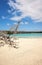 Beach on a beautiful uninhabited island, Galapagos Islands, Ecuador