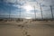 Beach in Bergen aan Zee in the North of Holland