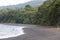 A beach of black sand in Tangkoko