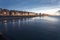 Beach in Blankenberge at sunset, Belgium