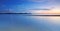 Beach at blue hour