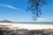 Beach blue sea with waves and clear blue sky with cloud,ocean,wave,sea,beach