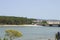 Beach and Bridge of the island of La Toja