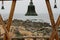 Beach and Bronze Bells Isla Negra Chile