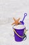 Beach Bucket with Starfish