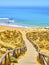 Beach of The Cabo de Trafalgar Cape Natural Park. Barbate, Spain