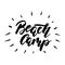 Beach camp - lettering design for posters, flyers, t-shirts.