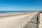 The beach of Carcans, near Lacanau in France