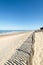 The beach of Carcans, near Lacanau in France