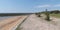 Beach of cassy on the basin of Arcachon in France