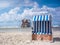 Beach chair sandy beach sankt peter-ording