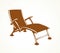 Beach chair. Vector freehand drawing