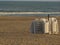 Beach chairs resting after a summer day