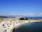 Beach of the city of Antibes