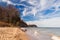 Beach and cliffs on the Chesapeake Bay