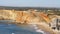 Beach cliffs in Sagres atlantic ocean coast in Algarve, in Portugal