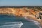 Beach cliffs in Sagres coast in Portugal