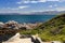 Beach, cliffs, sea and rockpools at De Kelders - Overberg