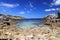 Beach, cliffs, sea and rockpools at De Kelders - Overberg