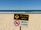 Beach Closed - Polluted Water