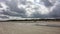 Beach cloud autumn storm sea