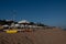 Beach Club in Playa dos Alemanes in the tourist care of Albufeira in the Algarve, Portugal