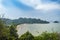 Beach and coast seen from a viewpoint in Sam Roi Yod National Park.