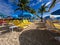 The beach at Coco Cay which is Royal Caribbean Cruise Lines RCL private island in the Bahamas