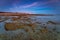 Beach of the Corrales  fish pens  of Rota  Cadiz  Spain