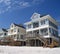 Beach Cottages on a White Sand Coast