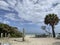 beach in Dania Beach Florida on clear day