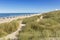 Beach and dunes of Blokhus at the Danish North Sea caost