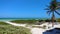 The beach in El Cuyo, Mexico